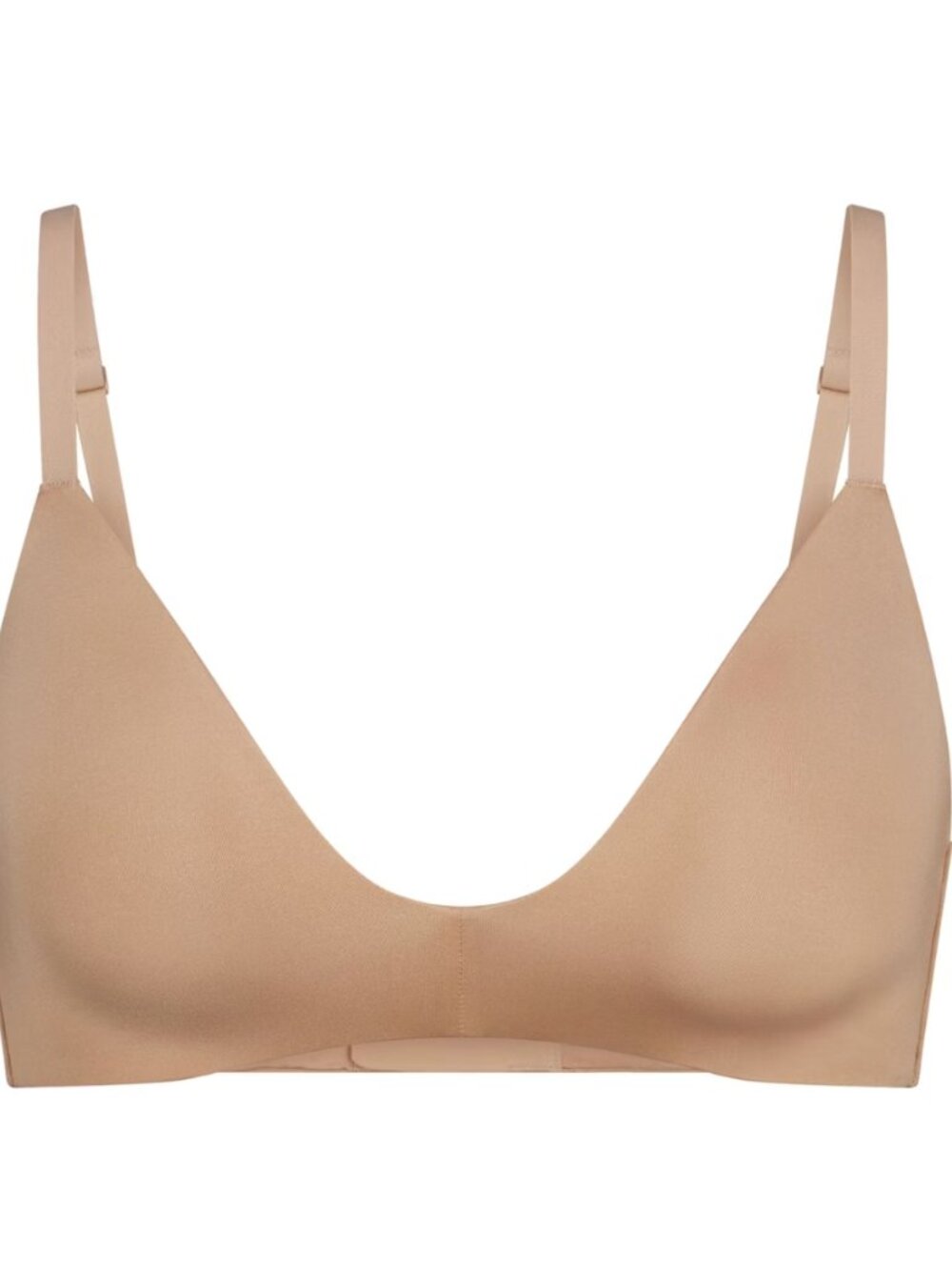 NWT Skims Wireless Form T-shirt Demi Bra in clay 34A